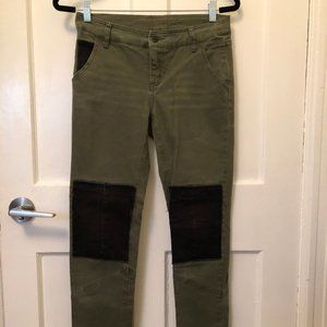 Free People Knee Patch Skinny Chino